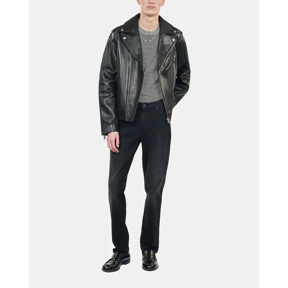 NWT Black Slim Jeans The Kooples 28 Men's French Designer Slim Fit Denim